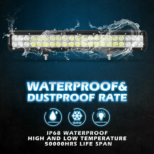 22" Led Work Light Bar Spot Flood Combo Offroad For Toyota 4Runner Tacoma RAV4 - Picture 6 of 12