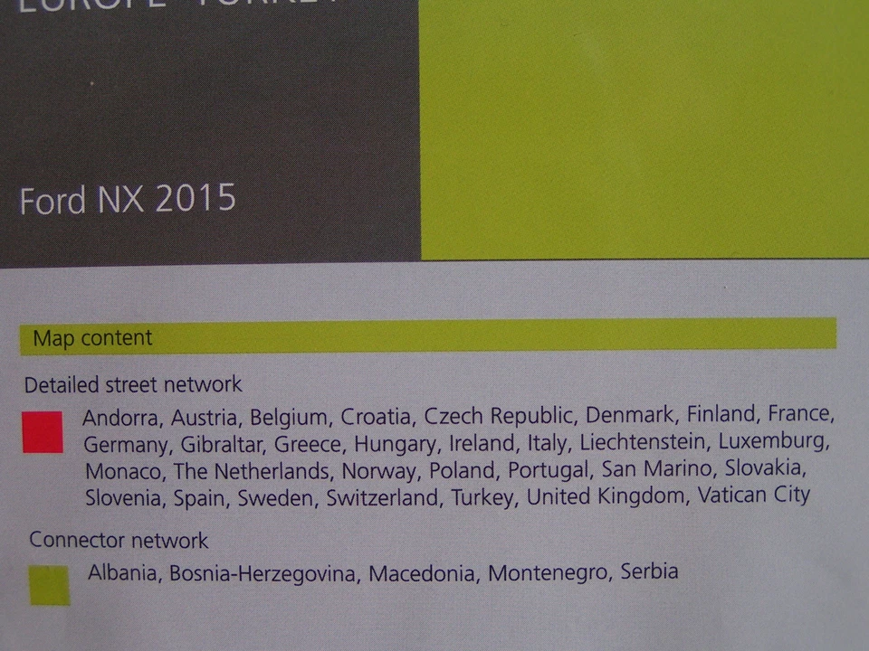 DVD NAVIGATION FORD NX EUROPA TÜRKEI 2015 FOCUS KUGA GALAXY MONDEO C-MAX S-MAX - Bild 4 von 4