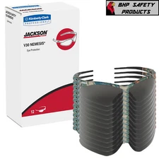 12 PAIR KLEENGUARD NEMESIS SAFETY GLASSES CAMO/SMOKE ANTI-FOG LENS SUNGLASSES