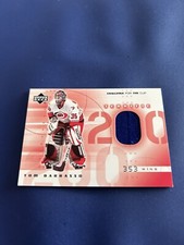 2001-02 Upper Deck Challenge for the Cup #T-TB Tom Barrasso Jersey Carolina