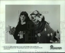 1987 Press Photo MY Father, The Clown, the October Cast - nop34460