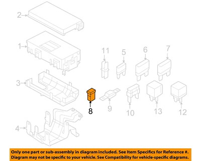 FORD OEM 98-23 C-Max Electrical Fuse Relay-Circuit Breaker F8SZ14526BA