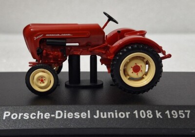 (7) Traktor Porsche Diesel Junior 108-K 1957 1:43 IXO Atlas EXTREM SELTEN!!