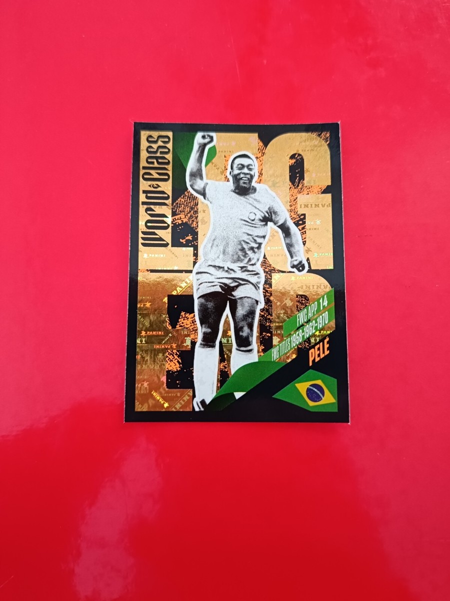 Figurine Panini World Class 2024 - N°366 Pelé Legend - Brasil - FOIL - Neuf