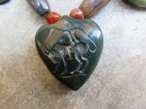 Ancient Amazing Amulets Chalcedony and Carnelian beads from Afghanistan - Picture 2 of 12