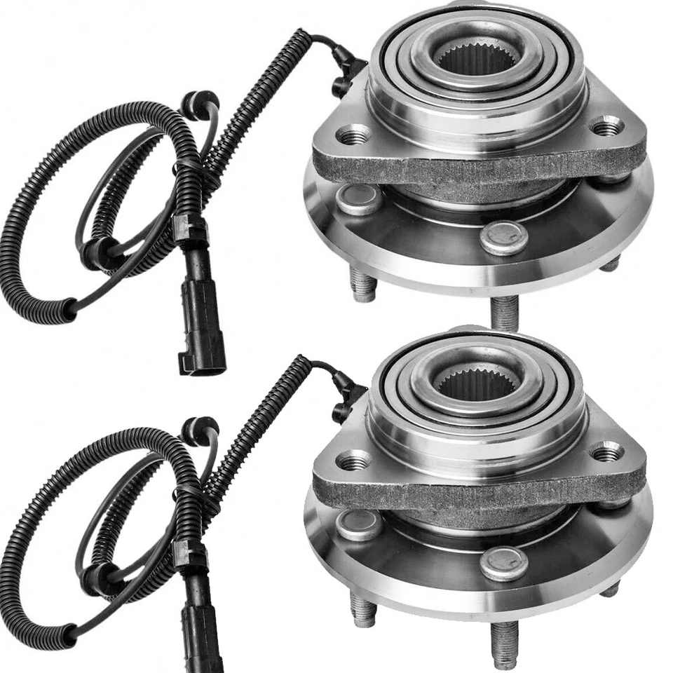 Par de bujes y cojinetes de rueda delanteros Moog para Dodge Nitro 08-12 Jeep Liberty 2007-11 Foto 4 de 4