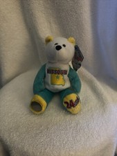 COIN BEAR MISSOURI State Collectible Stuffed Plush 9" Bear Ltd Treasures -#2055