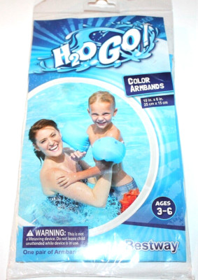 Bestway H2O Go! Kids Blue Color Armbands/Floaties - 10 in. x 6 in.