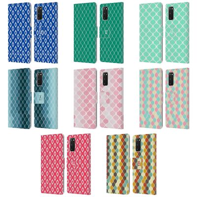 HEAD CASE DESIGNS OGEE MUSTER BRIEFTASCHE HUELLE AUS LEDER FÜR SAMSUNG HANDYS 1