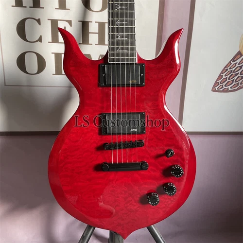 Trans Red Heathen Grail Electric Guitar Zakk Wylde Audio Figured Maple Top&Back