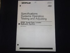 CAT CATERPILLAR 953D TRACK LOADER HYDRAULICS SPEC TEST ADJUST MANUAL KENR5177