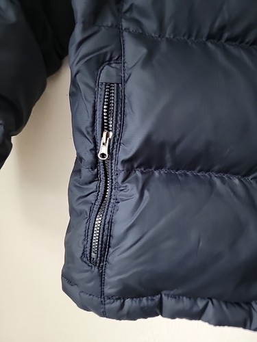 Polo Ralph Lauren Puffer Goose Down Coat Blue Boys Small 8 Zip Youth - Picture 4 of 12