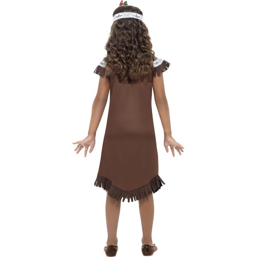 Indianerin Kostüm Pocahontas Kleid S - 115-128 cm 4-6 Jahre - Bild 3 von 3