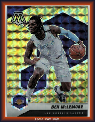 2020-21 Panini Mosaic - Ben McLemore #41 Reactive Yellow Prizm for