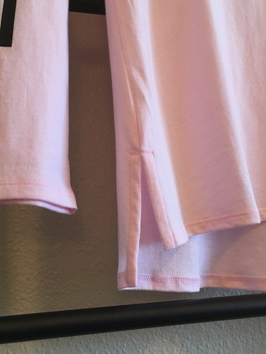 Adidas Girls Logo Striped Pink 100% Cotton Hooded Long Sleeve Shirt Top XL (16) - Picture 5 of 9