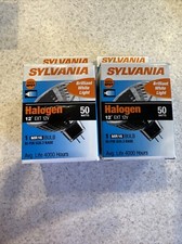 Sylvania halogen Flood Bulb 20 Watts MR 16 4,000 Hrs Set Of 2 Lamps