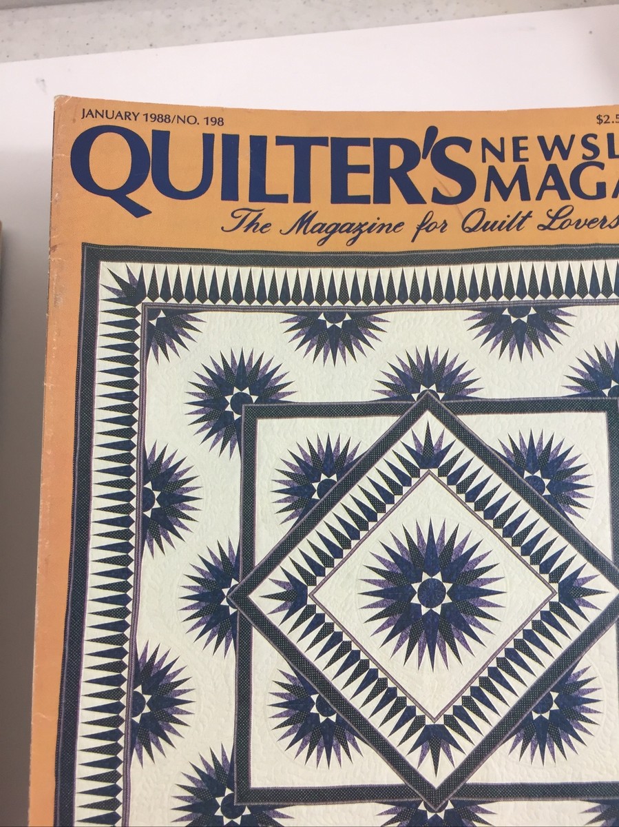 Vintage Quilter's Newsletter Magazine ~ Lot of 63 Books Patterns