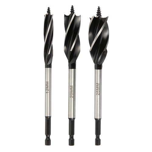 Holzbohrer Bohrer Schlangenbohrer Sechskantschaft Zentrierspitze Bohrer 10-35mm - Bild 5 von 18