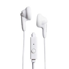 Magnavox White MHP4820M-WH 3.5mm Connector Silicone Stereo Earbuds with...