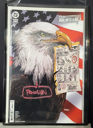 PEACEMAKER PRESENTS THE VIGILANTE EAGLY DOUBLE FEATURE #1 SGN PANOSIAN NO COA