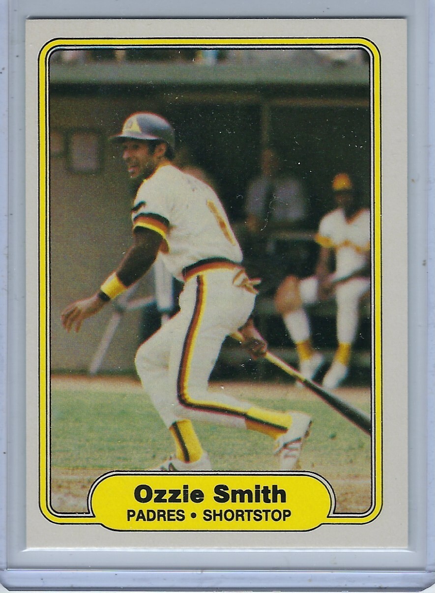 OZZIE SMITH 1982 FLEER #582 PADRES CARDINALS