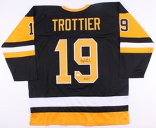 Bryan Trottier Signed Pittsburgh Penguins Jersey Inscribed 
