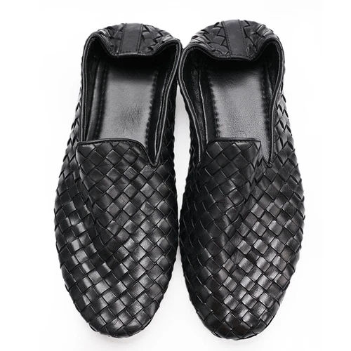 Bottega Veneta Woven shoes Men's slip-on leather shoes - Picture 5 of 20