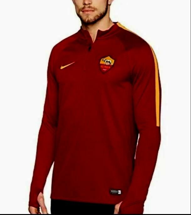 Nike DRY- FIT 836802-677 Jersey Para Hombre AS Roma 1927 Training TOP Team Red image 8