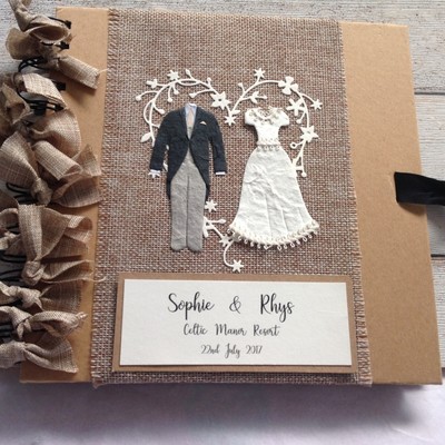 RUSTIC STYLE Personalised wedding scrapbook/ photo album/ guestbook, 8x8" eBay RUSTIC STYLE Personalised wedding scrapbook/ photo album/ guestbook, 8x8" eBay