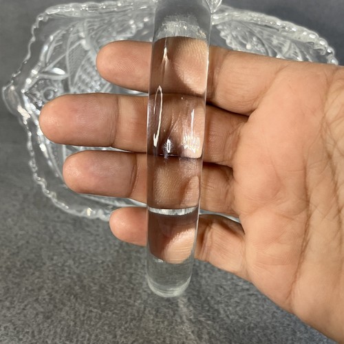 Cesta de novia de vidrio con mango flores nupciales vidrio prensado transparente borde con volantes de colección - Imagen 11 de 18