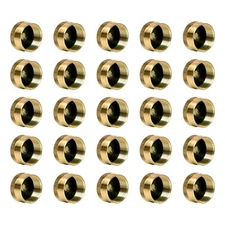 25x Brass Refill 1 LB Propane Bottle Cap Gas Tank Cylinder Protect Sealed Cap
