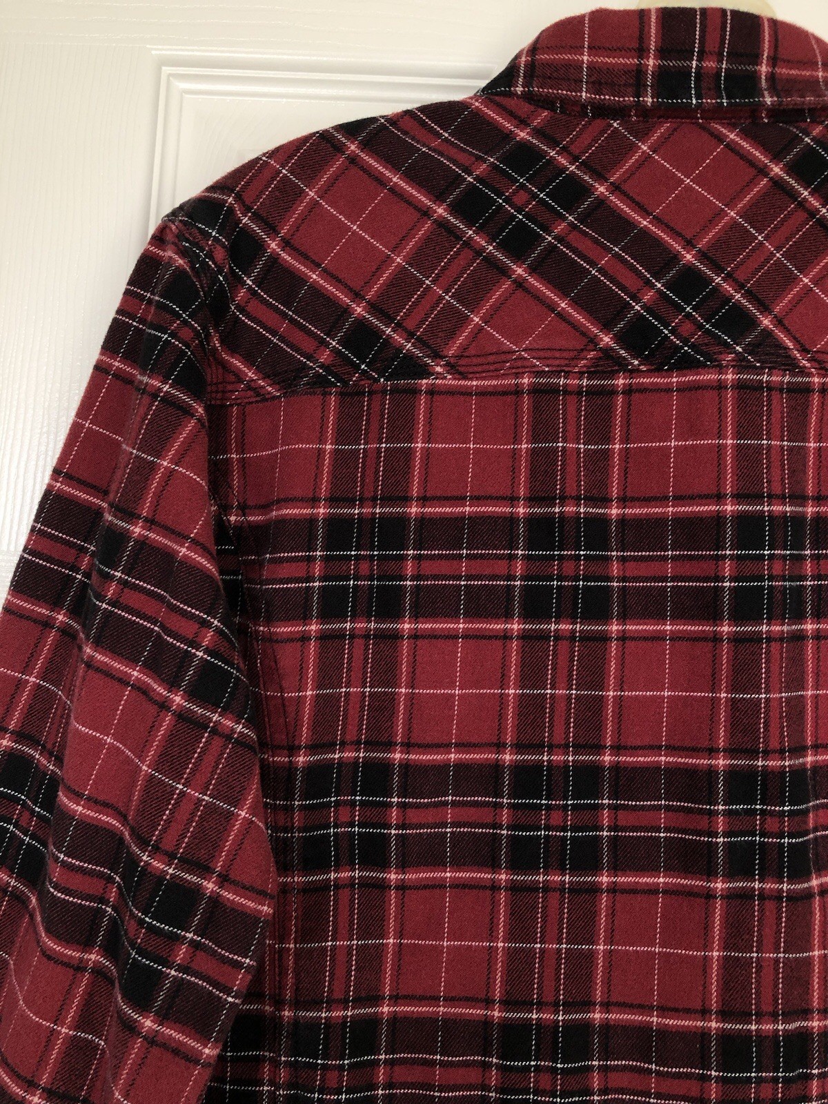 Faded Plaid Flannel Carhartt Vintage Style Women’s Size Large 12/14 thumbnail 14