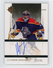 2005-06 Upper Deck Ultimate Achievements Signatures Roberto Luongo /23 #UA-RL