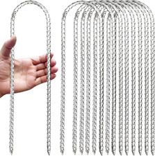 12" Trampoline Stakes Anchors High Wind Heavy Duty U Shaped Stakes for the Gr...