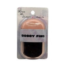 SCUNCI xo MORGAN SIMIANER Black Bobby Pins 90 Count With Flip Case