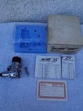 Vintage 1950's McCoy 35 Red Head Stunt Model Airplane Engine NEW Pristine Look
