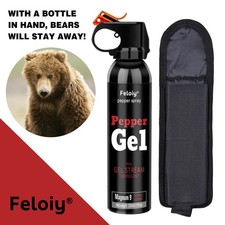 Feloiy Pepper Gel w/ Holster, Maximizes Target Acquisition, 11 oz
