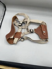 Barsony Leather Vertical Shoulder Holster Ruger RIA 2" Revolvers Made In USA