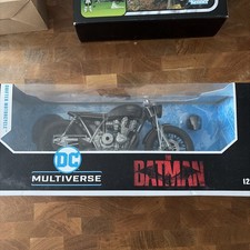 McFarlane DC Multiverse The Batman Movie Batcycle Vehicle New Read Description