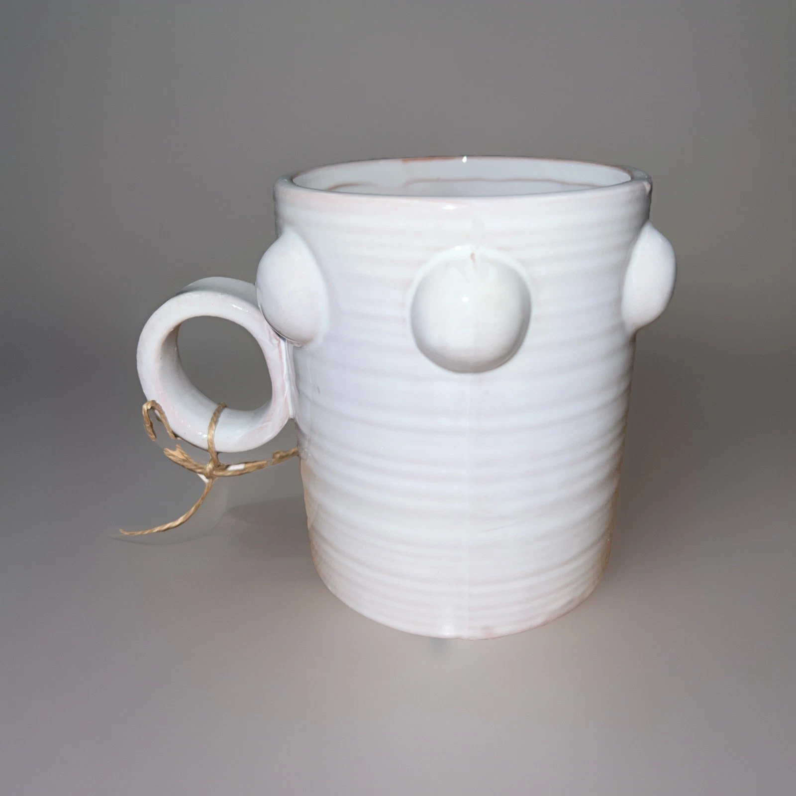 Mud Pie Top Row Beaded Coffee Mug - Thumbnail 2