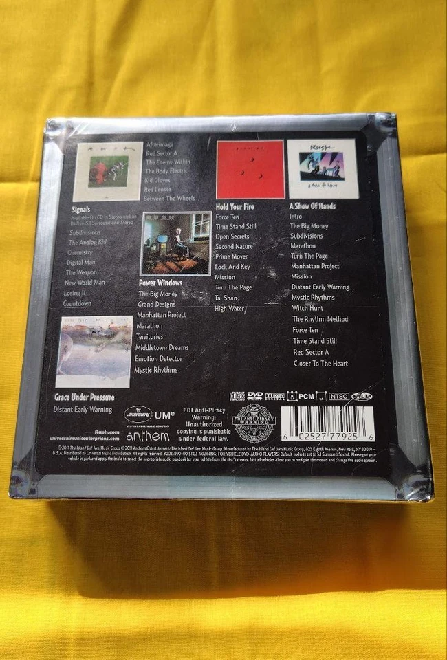 Rush Sector 35 Cd + Dvd Box Set Progressive Rock Music Collection Foto 4 de 4