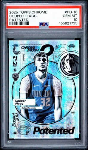 Cooper Flagg #PD-16 2025 Topps Chrome Patented card