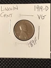 1919-D Lincoln Cent   VG