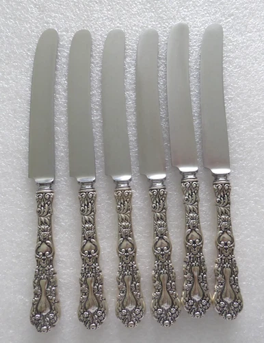 1894 Gorham Art Nouveau Sterling Imperial Chrysanthemum 9.5" Dinner Knife @