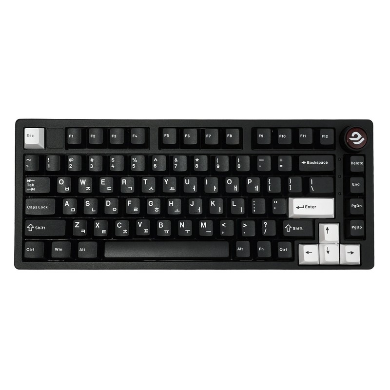 XVX Black Korean Keycaps 133 Keys Cherry Profile PBT Double Shot MX Switches