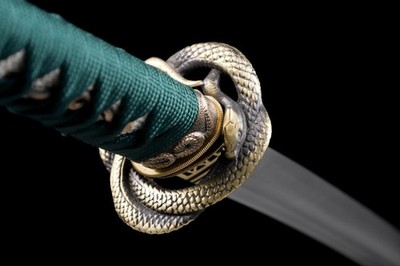 Japanese Samurai Katana Sword Clay Tempered T10 Steel Full Tang