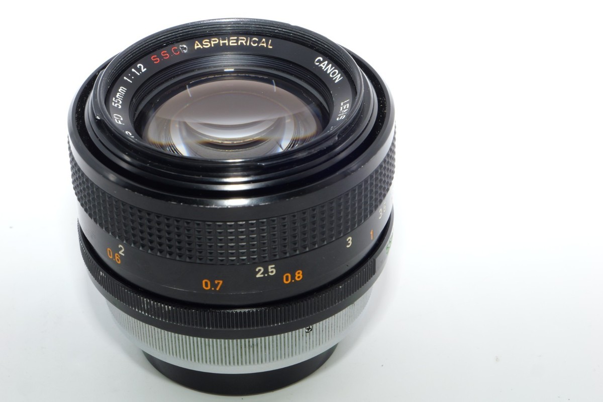 CANON キヤノン FD 55mm F1.2 SSC ASPHERICAL Canon FD 55mm F/1.2 S.S.C. Aspherical Lens *EX* | eBay