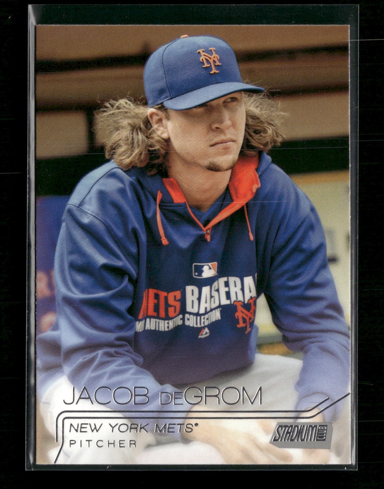 Jacob DeGrom #150 Baseball Cards 2015 Stadium Club trading card — raw and PSA graded price guide