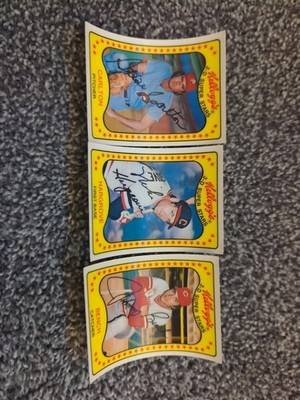 1981 Kellogs 3-D Super Stars Baseball Cards 65 Cards NON Cracked Reggie,Molitor