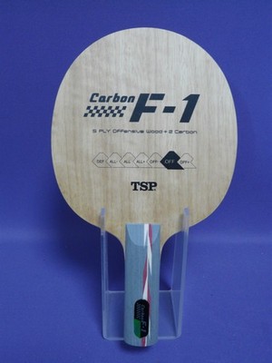 TSP CARBON F-1 offensive Tischtennisholz Tischtennis TT Holz gerade, 80,4g NEU